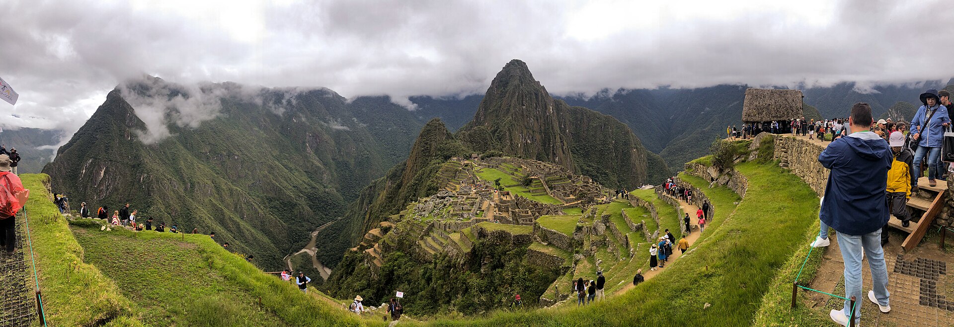 Panorama real de Machu Picchu